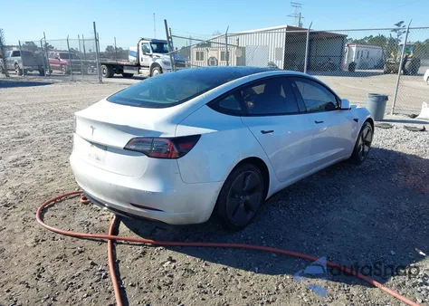 2021 Tesla Model 3 Standard Range Plus Rear-Wheel Drive из США, поврежденный, VIN 5YJ3E1EA0MF919316